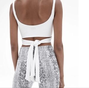ONA by Yoon Chung the Back Rib Tank in White